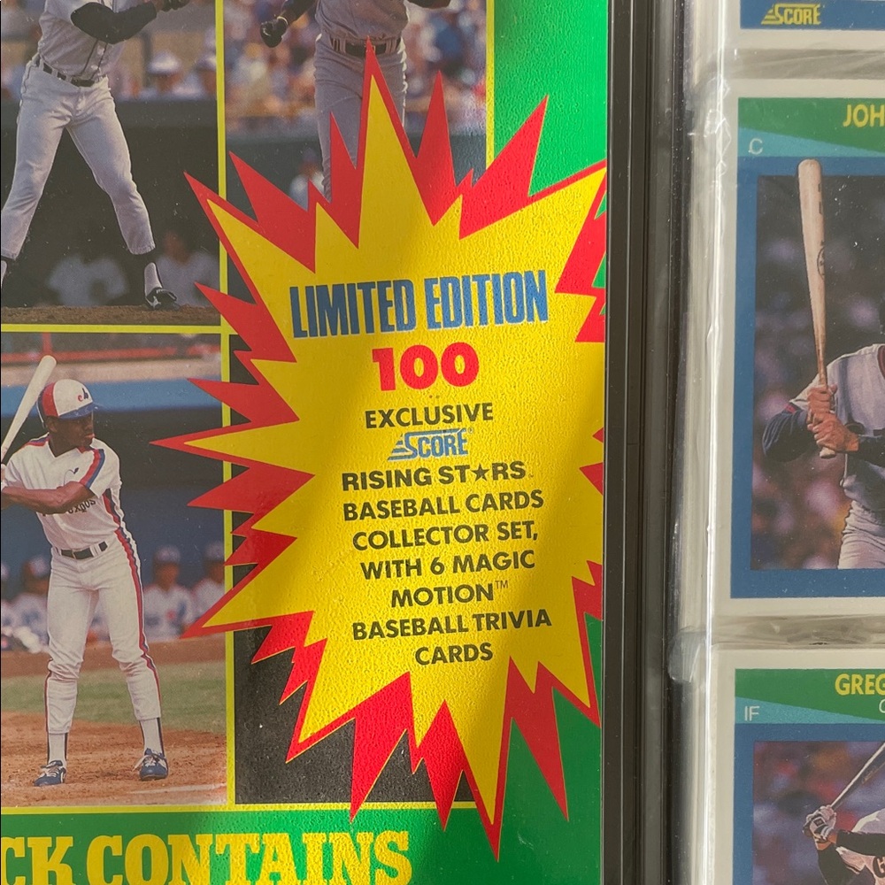 1989-90 Baseball's 100 Hottest Rookies Value Pack - Picture 3 of 4